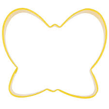 YELLOW 3IN METAL BTTRFLY CTTR 2308-1307