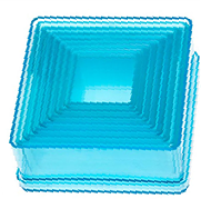 9PC PLAIN SQUARE CUTTER SET 5753
