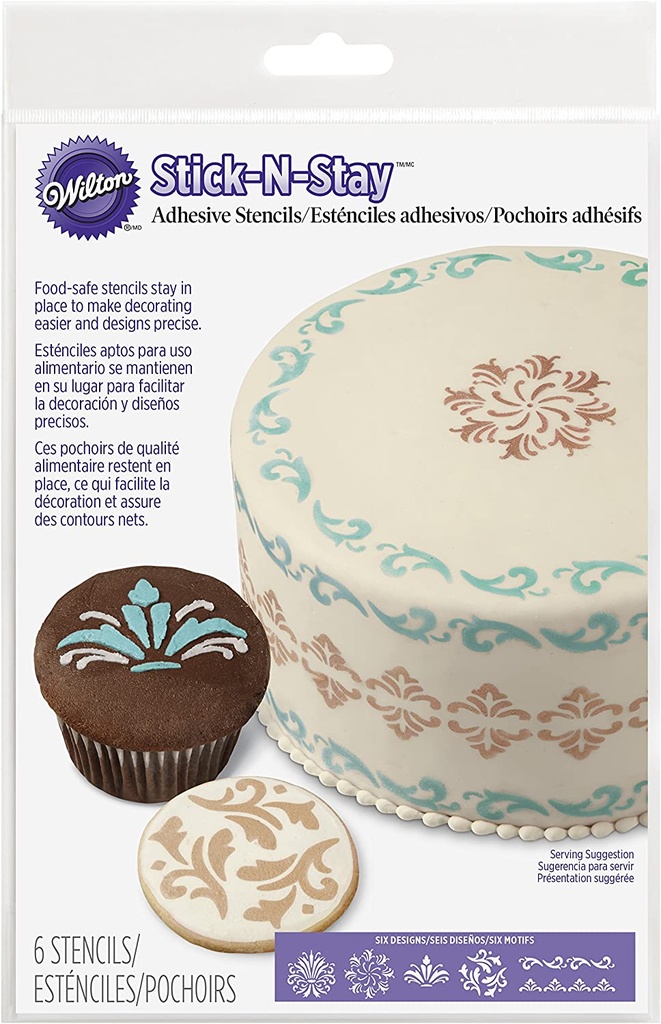 STICK N STAY STENCILS SCROLLS 417-5160