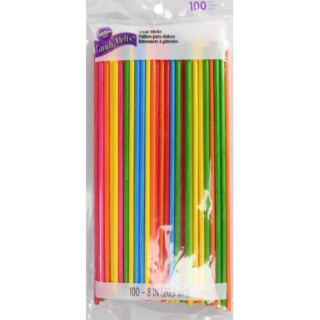 8IN TRT STICKS 100CT PSTL BRTS 1912-1390