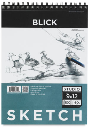 SKETCH PAD 9X12 60LB 100/SHT