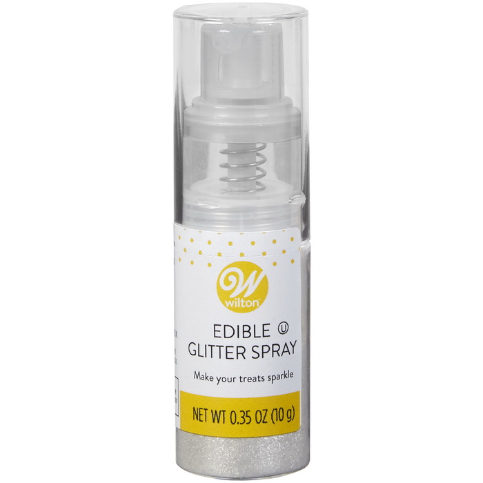 Wilton Edible Glitter Spray Silver .35oz 703-0-0007