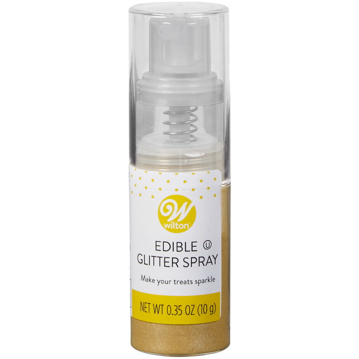 Wilton Edible Glitter Spray Gold .35oz 703-0-0006