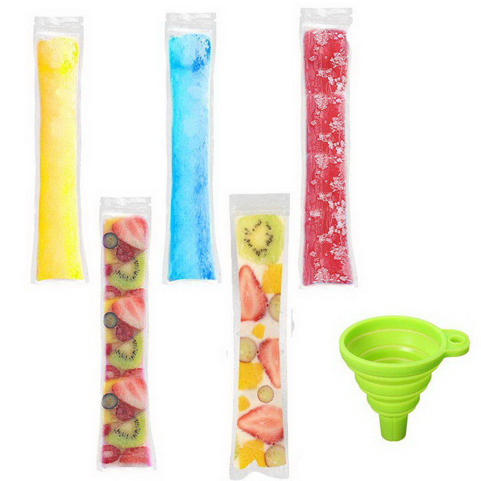 PLASTIC POUCH POPSICLE CLEAR 100CT