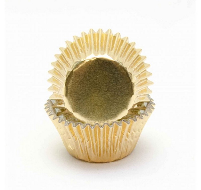 MINI GOLD Baking Cups (Pack of 40 Units)