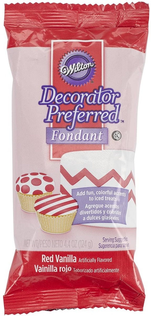 DP RED FONDANT 4.4OZ 710-394
