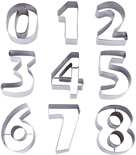 NUMBERS CUTTER SET LARGE 7803