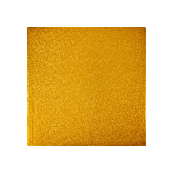 Cake Drum Sqaure 16" Gold