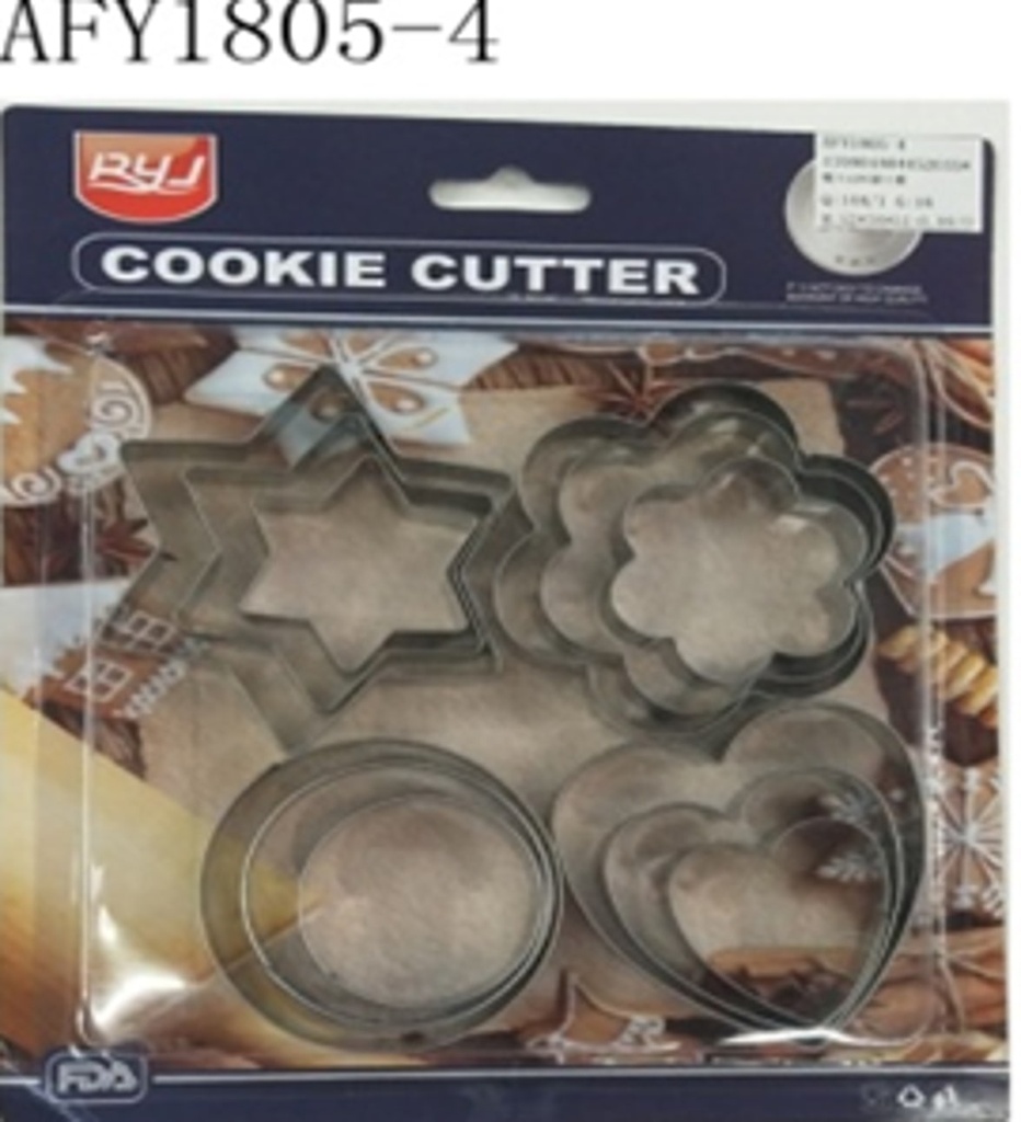 12PC COOKIE CUTTER SET