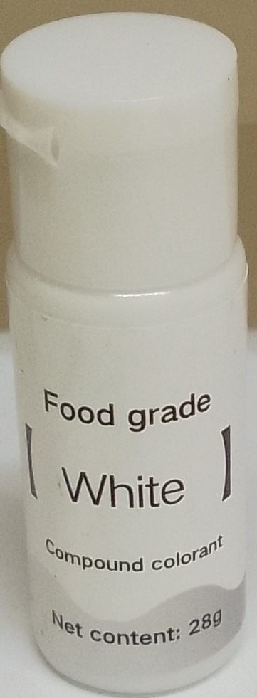 Edible Coloring Gel 28g White