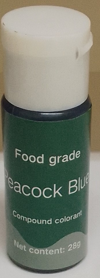 Edible Coloring Gel 28g Peacock Blue