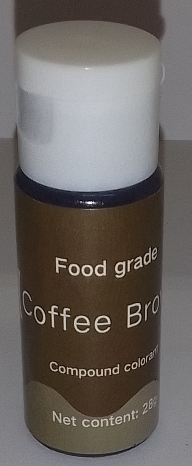 Edible Coloring Gel 28g Coffee Brown