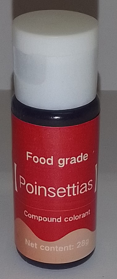 Edible Coloring Gel 28g Poincettias