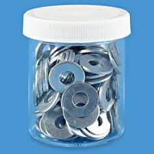 3OZ CLEAR ROUND WIDE-MOUTH PLASTIC JARS 6ct
