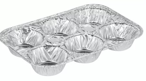 80MLX6 FOIL PAN 6 CT CUPCAKE 2ct NS
