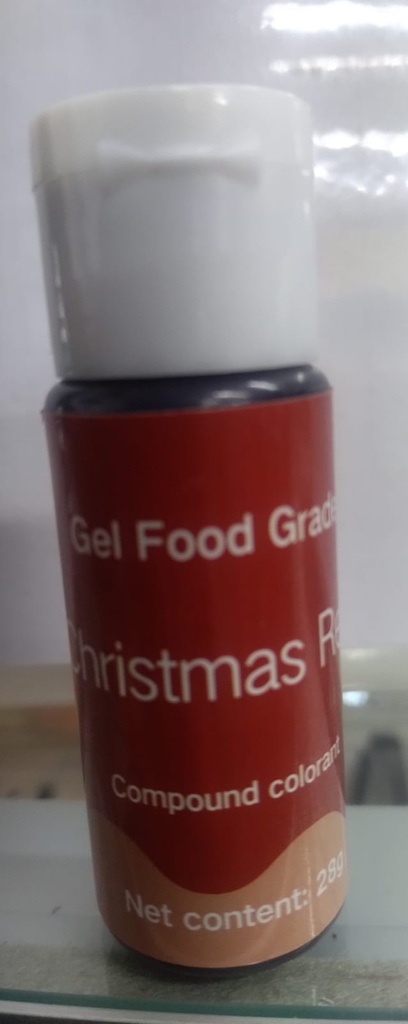 Edible Coloring Gel 28g Christmas Red #827
