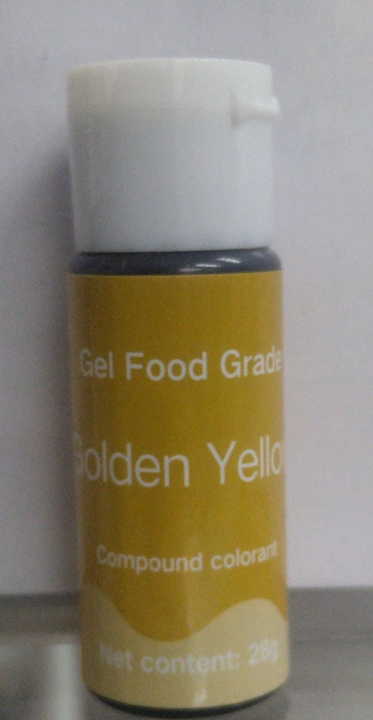 Edible Coloring Gel 28g Golden Yellow