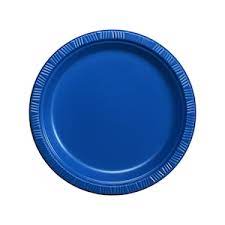 10" Blue Plate -  (50 ct)