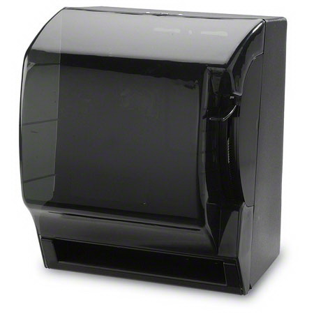 PLASTIC DISPENSER PAPER TOWEL  BLACK 1CT
