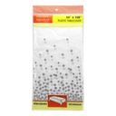 54"x108" Silver Confetti Table Liner (1 ct)