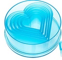 7PC PLAIN HEART CUTTER SET 5751