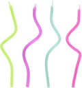 BDY CNDLE CURLY RNBW BRT 12CT 2811-6316