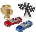 RACE CAR CNDL 4PC 2811-9135