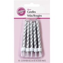 SLVR METALLIC CNDLS-10 2811-9123
