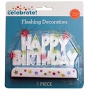 Flashing Decoration Happy Birthday