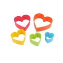 Multicolored Heart Cookie Cutter QS-000138