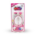Party Popper Cake Topper White/Pink #3316