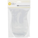 WILTON CLEAR SHAPED PARTY BAGS 100CT 1912-1112