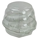 1 CUPCAKE HINGE LID CONTAINER 300CT