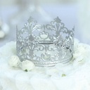 Silver Metal Princess Crown Cake Topper | Wedding Cake Toppers