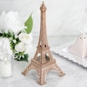 10" | Rose Gold | Eiffel Tower Centerpiece | Eiffel Tower Cake Topper | Decorative figurine - Pack of 1 Eiffel Tower