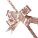 It's A Girl Satin Fabric Butterfly Bow