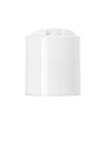 White PP Plastic 20-410 Smooth Skirt Lid 12ct