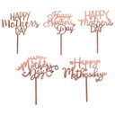 Multicolored Happy Mother's Day Picks 1ct