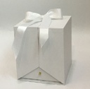 WHITE FOLD UP FLOWER/CAKE/GIFT BOX (W3228)