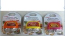 MULTICOLORED 3PC SCALLOPED EDGE COOKIE CUTTER SET