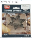 3PC SNOWFLAKE COOKIE CUTTER