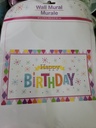HAPPY BIRTHDAY WALL MURAL 42" X 72"