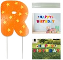 HAPPY BIRTHDAY YARD STAKES 15PC