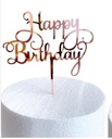 Cursive HB Topper Rose Acrylic (BK0606-57)