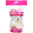 Ice Cream Cups Multicolored 8oz w/Lids (10 ct)